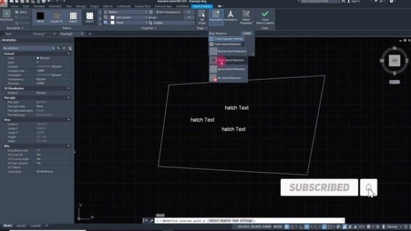 AutoCAD's Lisp remove hatch from text |how to remove hatch area from text or Mtext by manual?