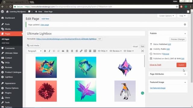 Ultimate Lightbox - Basic Options смотреть онлайн