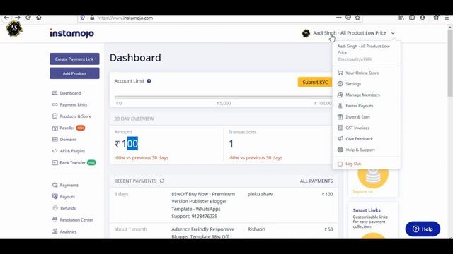 Instamojo | How To Create Instamojo Payment Gateway Account And Collect Online Payment Free In Hind смотреть онлайн