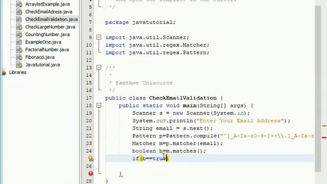 Check Email with regular expression in java смотреть онлайн