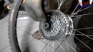 Замена трещетки на велосипеде.