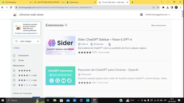 como instalar SIDER chatgpt смотреть онлайн