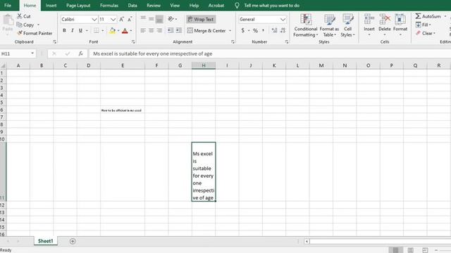 Wrap Text And Line Break In Microsoft Excel смотреть онлайн