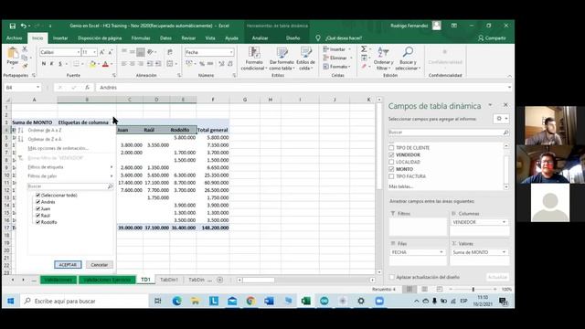 Genio en Excel - Clase 17 de 18 - 30 horas смотреть онлайн