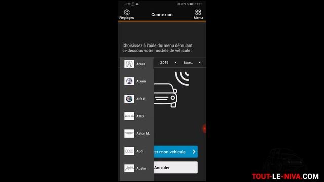 Interface diagnostique ICAR 2 OBD2 Lada Niva смотреть онлайн