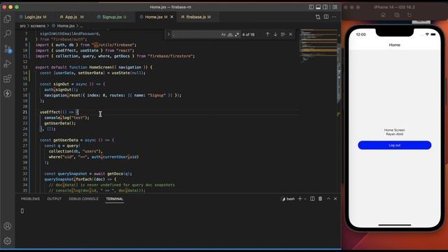 Firebase and React Native: Building a Social Media App [Part 2] | Firestore смотреть онлайн