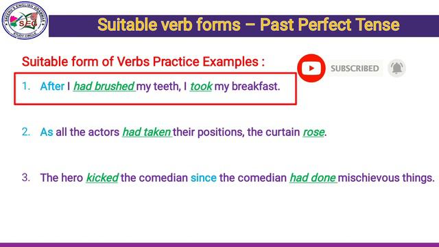 | Past Perfect Tense | in Telugu | along with Key Words | смотреть онлайн