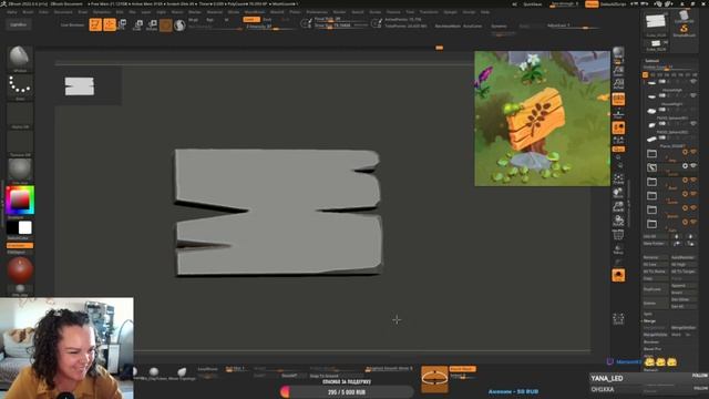 Стилизованная мельница. Часть 9- Highpoly смотреть онлайн