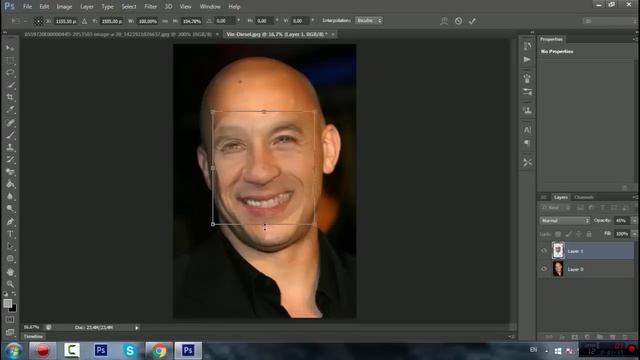 How to swap a face in PhotoShop cs6 EASY! смотреть онлайн