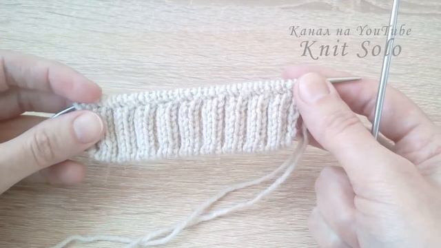 Планка спицами. Пришивная планка с карманом. Knit Solo смотреть онлайн
