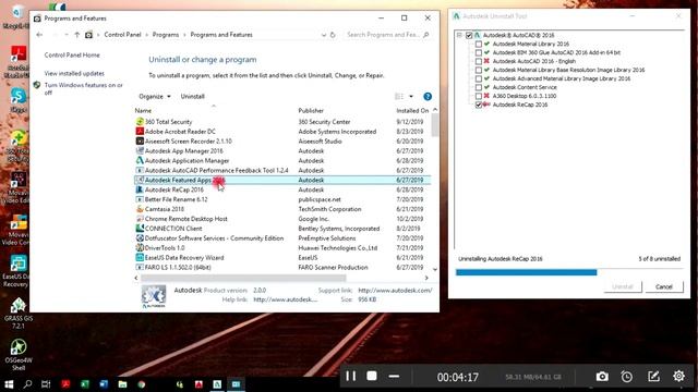How to uninstall AutoCAD смотреть онлайн