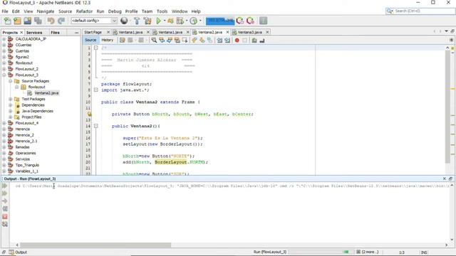 BorderLayout - Netbeans смотреть онлайн