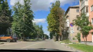 На машине по Городу Тула. От Тульского Госуниверситета до ЦПКИО им.Белоусова. Июль 2022