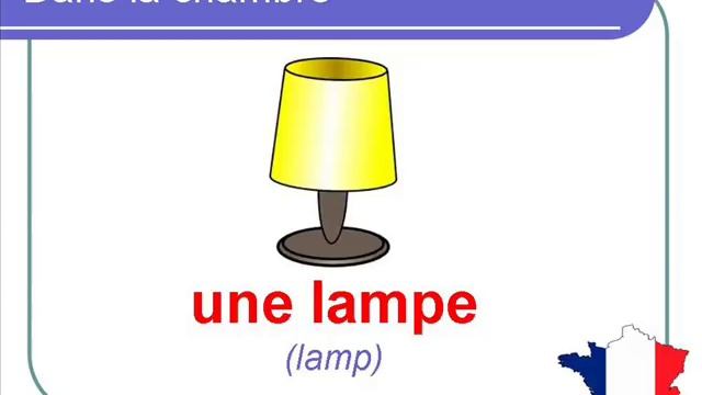 French Lesson 84 - Items things in the bedroom Furniture - Dans la chambre - Cosas en la habitación смотреть онлайн