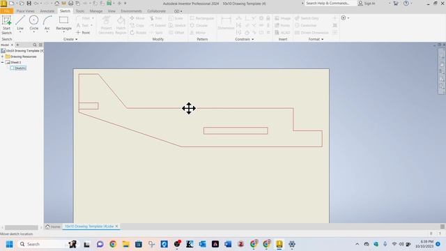 2D CAD Airplane Sketch Tutorial смотреть онлайн