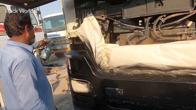 Mercedes Truck MP2 Converting To MP4 and Cabin 'Repairing ; restoration || смотреть онлайн