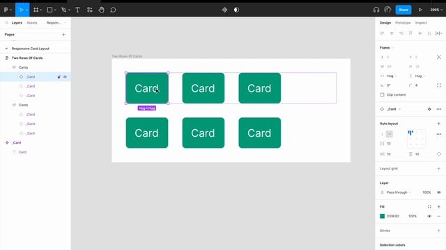 How To Create Responsive Card Layout On Figma смотреть онлайн
