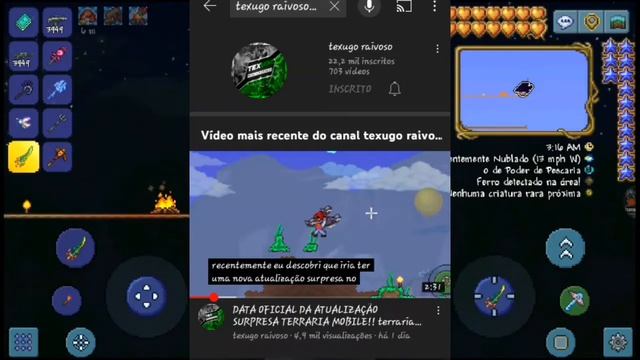 Terraria Mobile vai atualizar, data confirmada. смотреть онлайн