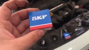 Замена подшипников натяжного и обводного ролика Hyndai Solaris, проблемы с приводным ремнем