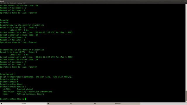 Reliable Static Routing Backup using Object Tracking lab in GNS3 смотреть онлайн