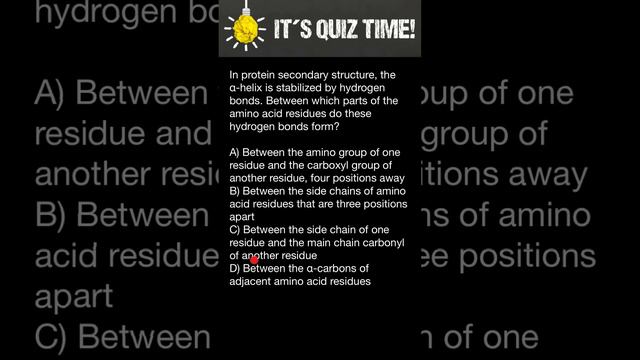 Stabilization of α-helix смотреть онлайн