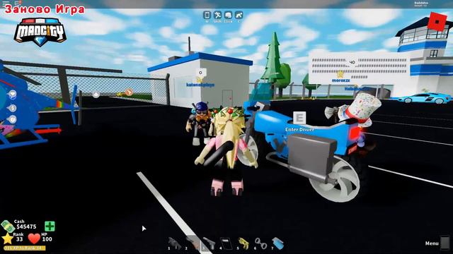 Обновление MADCITY, Гранатомет M32, Полицейский Байк. Канал Заново Игра. смотреть онлайн