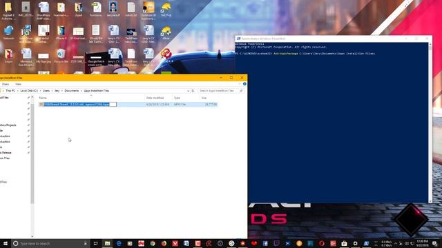 How to Install EAppx / Appx or AppxBundle Windows 10 Apps using Powershell смотреть онлайн