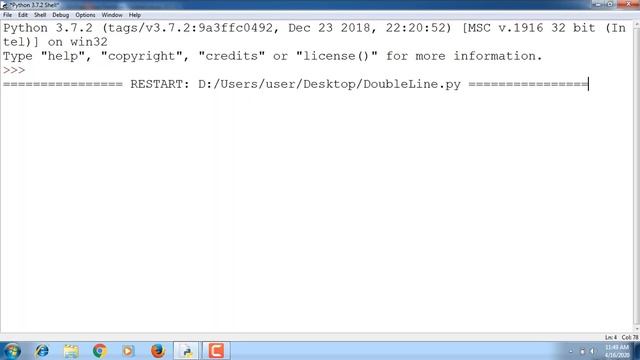 Double Line Graph in Python смотреть онлайн