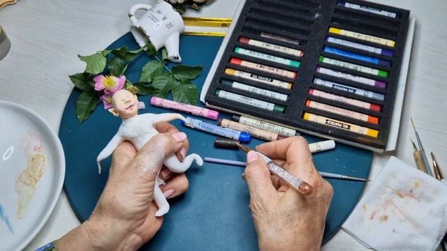 Мк роспись личика маслом? ? часть 20 ,заключительная? смотреть онлайн