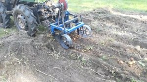 картофелекопалка с приводом от гидромотора