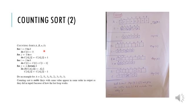 DAA Sorting in Linear Time смотреть онлайн