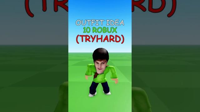 Making Roblox Tryhard Outfit Idea - 10 ROBUX ? смотреть онлайн