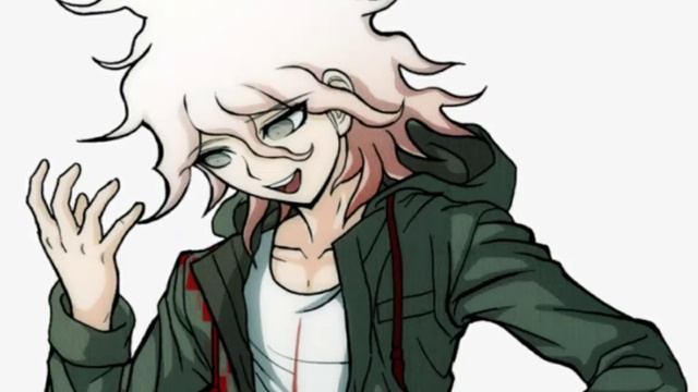 Нагито смотрит в свою руку