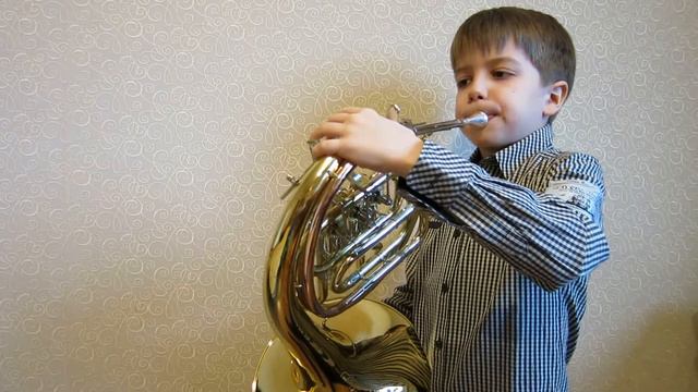 French horn Валторна СТАНКЕВИЧ Этюд № 18 смотреть онлайн