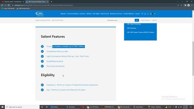 UBL Commercial Vehicle Financing For Business purpose смотреть онлайн