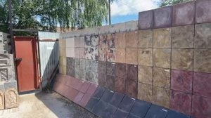 Производство плит мощения для благоустройства могил по технологии «Мрамор из бетона»