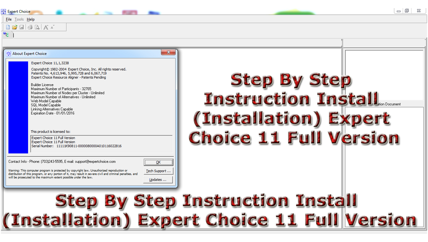 Step By Step Instruction Install (Installation) Expert Choice 11 Full Version смотреть онлайн