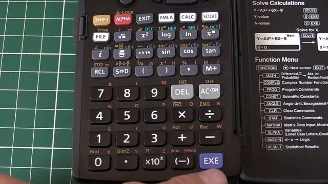 Программируемый калькулятор Casio fx 5800p обзор и запуск первой программы смотреть онлайн