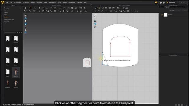 Marvelous Designer 2D Pattern Editing: Smooth Curve смотреть онлайн