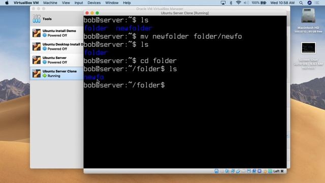 Linux - Make, Rename, Move, Delete Folders (mkdir, mv, cp, rm) смотреть онлайн