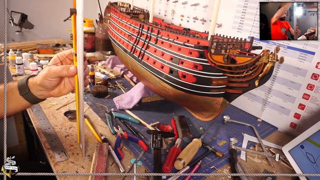 Navio De Linea Santisima Trinidad 1:84 De Artesania Latina Ep. 89