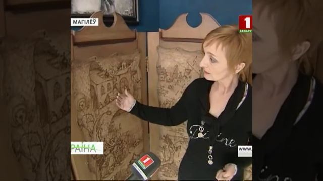 Декор интерьера. Ширма из кожи. Выжигание по коже смотреть онлайн