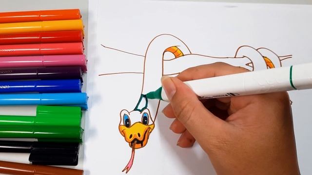 Vẽ tranh con trăn - Painting a python смотреть онлайн