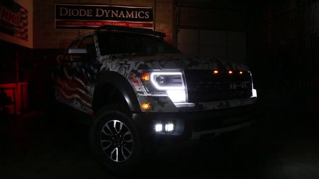2013-2014 Ford F-150 Raptor LED Switchback Halos by Diode Dynamics смотреть онлайн