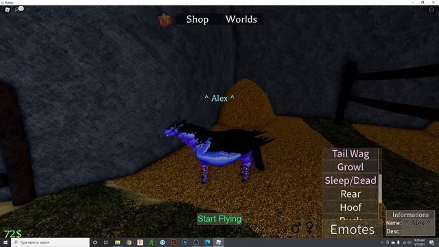 HORSE WORLD UPDATE on Roblox! Sun Bear plays a Wolf Horse смотреть онлайн
