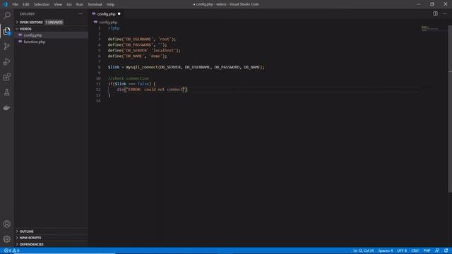 How to create a config file in php смотреть онлайн