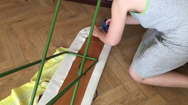 ОБНОВЛЯЕМ ГЛАДИЛЬНУЮ ДОСКУ! Пробуем супер простой способ) смотреть онлайн