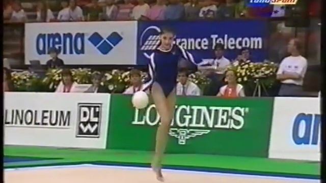 Yana BATYRSHINA (RUS) ball - 1996 Europeans Asker EF смотреть онлайн
