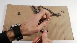 Как установить замок на цепь.