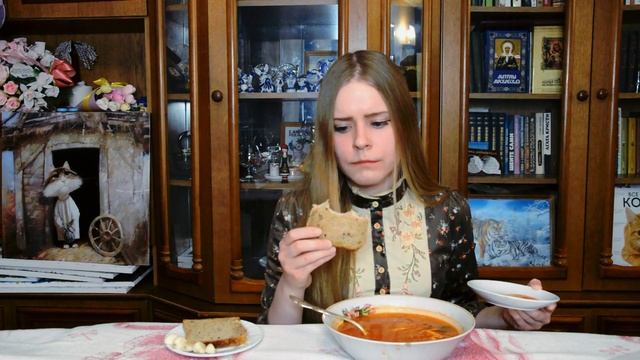 МУКБАНГ - Суп "Харчо" | Мои недостатки | Mukbang смотреть онлайн